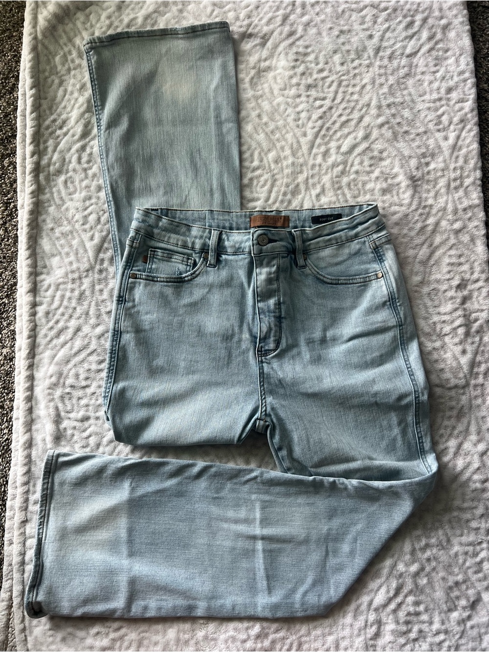 Judy Blue Women’s Boot Cut Jeans Light Wash Stretch Denim | Size 15|32 Short